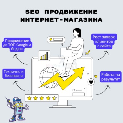 SEO продвижение интернет-магазина - купить в Мечте